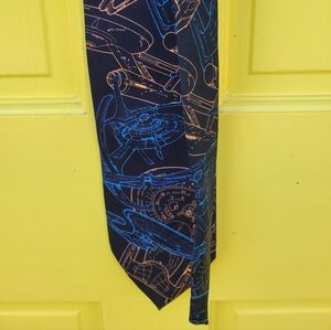 Ralph Marlin Vintage Star Trek “Combination Ships” Tie Paramount 1994 USA Made